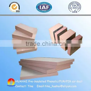 Phenolic Foam Wall/roof Insulation Board/ HVAC Air Duct Phenolic Insulation Board thumbnail-1