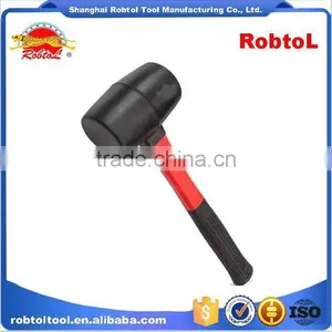 8oz Rubber Hammer Double Face Two Way Mallet Plastic Nylon Head thumbnail-3