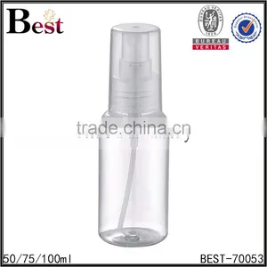 2017 Hot New Products Cosmetic Toner Fragrance Perfume Pet Plastic Cap Clear Aluminum 100ml Plastic Spray Bottle Personal Care thumbnail-5