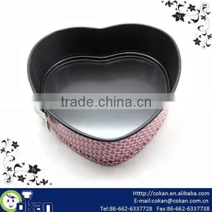 22.7cm Non-stick Heart Shape Spring Form Cake Mold/baking Mold CK-0019BA thumbnail-1