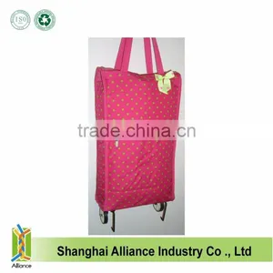 Folding Shopping Trolley Bag With 2 Wheels thumbnail-4