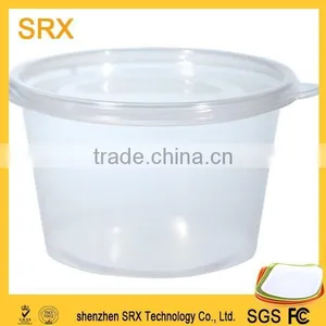 Food Grade PP Disposable Plastic Plates 800ml Plastic Bowls thumbnail-1