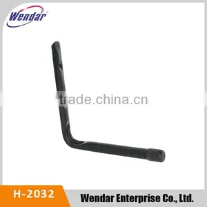 Sturdy Black Powder Coated Metal Steel Pipe Hook Wall Hook Storage Garage Hook thumbnail-1