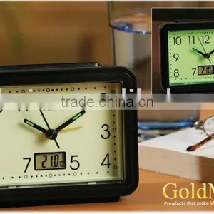 Alarm Clock With Temperature/ Glow in the Dark Clock thumbnail-1