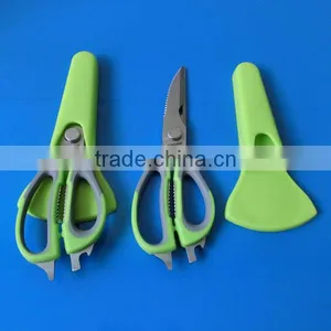 Stainless Steel Kithchen Scissors,green thumbnail-1