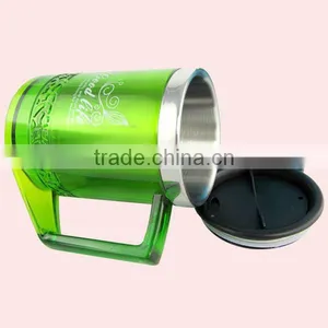 Stainless Steel Double Wall Mug With Handle thumbnail-3