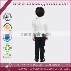 Formal Polyester Boys Kids White Dress Suit thumbnail-2