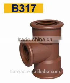 TY High Quality PP Threaded Pipes&fittings REDCUING TEEeco-friendly Cheap Price Full Size Factory Price List Discount thumbnail-2