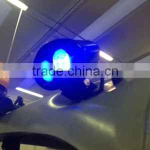 6W Blue Signal Light Oval Forklift Lamp 58v 110v Blue Led Spot Work Light thumbnail-3
