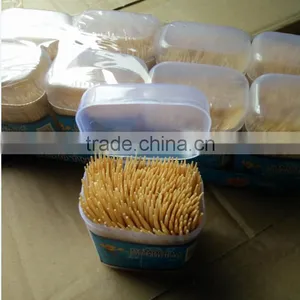 Good Quality Square Bottle for Bamboo Toothpicks 400pcs thumbnail-1