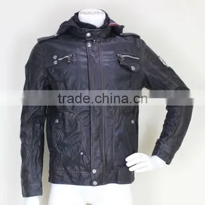 HOT Buy Men's PU Leather Jacket thumbnail-1