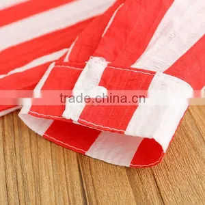 2017 Girls Bright Colour Vertical Stripe Fashion Saree Blouse thumbnail-4