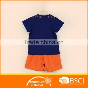 Hot Sale Animal Printed Cotton Baby Boy Clothing Set thumbnail-2