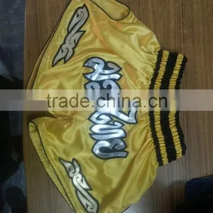 Thai Shorts Boxing Trunk , Martial Arts Fight Short , Satin ( PayPal ) thumbnail-1