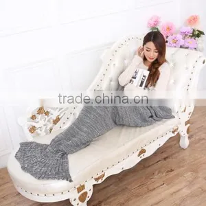 Wholesale China Crochet Adult Mermaid Tail Blankets thumbnail-6