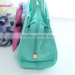Fashion Blue Color Bow Tie Design Children Tote Bag , Children Shoulder Bag , Little Girls Shoulder Bag thumbnail-3