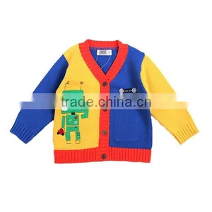 Baby Boy Back Pocket Design Cardigan Sweater thumbnail-1