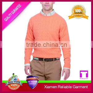 Classic Cable Wool Sweater Design for Man thumbnail-6