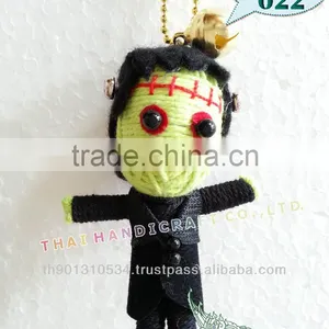 Handmade Keychains Keyrings Voodoo Doll String Accessories Bag Gifts thumbnail-1