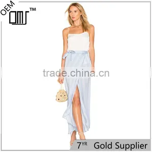 Hot Sale Women Maxi Beach Skirt 2017 Summer Fashion Wrap Skirt thumbnail-1