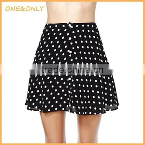 Ladies Short Polka Dot Skirt thumbnail-1