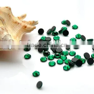 Wholesale Hot Fix Glass Crystal,Hot Fix Rhinestones Emerald& Flatback thumbnail-3