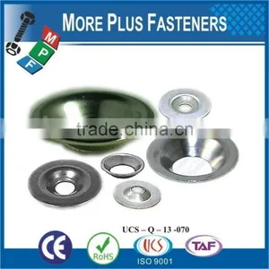 Made in Taiwan Steel Countersunk Stainless Steel Brass Steel Countersunk Finishing Washer thumbnail-1