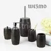 5 Piece Wood Classic Complete Bathroom Sets for Home Decration thumbnail-1