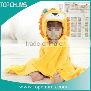 Top Quality Custom Diy Personalized Bathrobes Kids With Animal Hood thumbnail-1