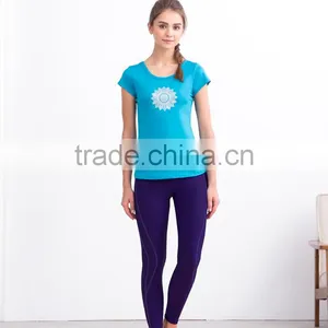 Wholesale Fitness Clothing T-shirts/ 2 Fabric Options thumbnail-1
