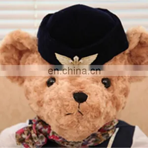 Wholesale Teddy Bear Stuffed Plush Toy With T-Shirt and Hat thumbnail-5