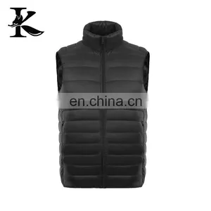 Packable Ultralight Sleeveless Coats Men Winter Feather Down Vest Jacket thumbnail-3