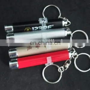 80*13mm Mini Flash Metal Projector Keychain Led Keychain Torch With Projector thumbnail-1