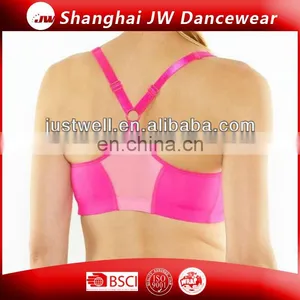 Paded Support Sports Bra Seamless Fitness Yoga Sports Bra thumbnail-1