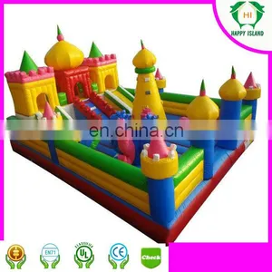 HI Cheap Giant Outdoor Inflatable Commercial Amusement Park for Adult thumbnail-5
