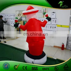 Hongyi Favorable Inflatable Christmas Santa Claus, Inflatable Father Christmas for Decoration thumbnail-1