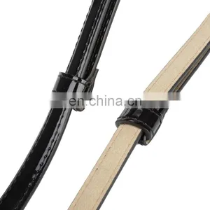 Grace Karin Women Ladies Girls Adjustable Thin Skinny Polyurethane Leather Waist Belt CL010483 thumbnail-4