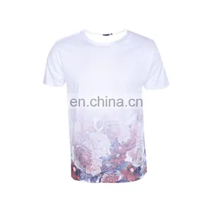 Custom Mens Clothes Fashion Summer Short Sleeve Printing t Shirt thumbnail-4