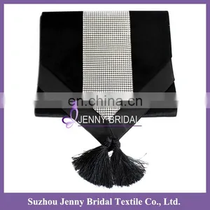 TR039A African Velvet Fabric Black Velvet Fabric Heat-resistant Table Runner thumbnail-3
