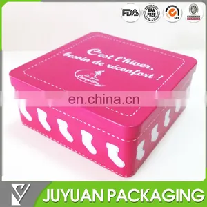 High Quality Custom Printed Square Coffee Tin Can Packaging thumbnail-1