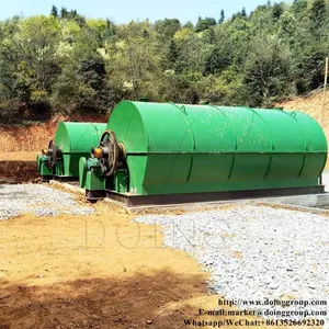 High Performance Waste Tyre Recycling to Fuel Oil Pyrolysis Plant Factory Price thumbnail-5