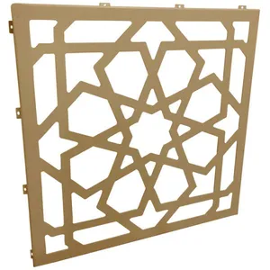 Laser Cut Home Living Furniture Metal Room Divider / Decorative Metal Screen thumbnail-4
