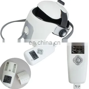 Homse Use Automatic Air Pressure Head Massage Helmet Dual Vibrating Electric Head Massager thumbnail-1