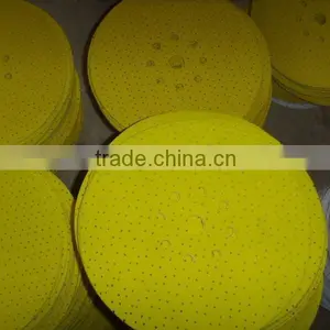 Multi-holes Yellow Drywall Sanding Abrasive Dics Velcro DKD thumbnail-2