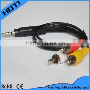 3 RCA to 3.5mm TRRS Jack With High Quality 0.5m thumbnail-2