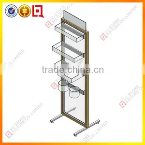Free Standing Bath and Body Fixture With Acrylic Bin thumbnail-1
