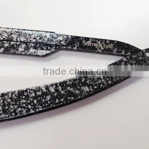 New Barber Salon Straight Razor - Metal Stainless Steel Razor - Barber Razor Black Paper Coated thumbnail-2