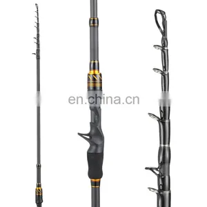 China Factory Wholesale Portable Ultralight Spinning Casting Telescopic Lure Fishing Rod thumbnail-1