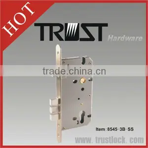 TRUST 45mm Backset Square Brass Bolt Mortise Austrulia Lock Body thumbnail-1