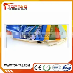 PVC Plastic Bank Cards With Embossed Number Hot Stamping thumbnail-2
